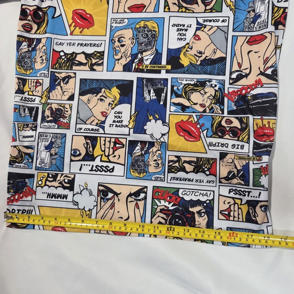 Oh Snap! Drill Clothing Co. T-Shirt Men's Medium Comic Pop Art All Over Print - Picture 5 of 8